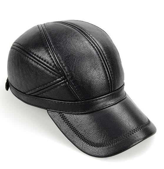 Leather Warm Hat
