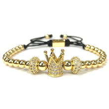 Load image into Gallery viewer, Crown Charm Bracelet