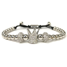 Load image into Gallery viewer, Crown Charm Bracelet