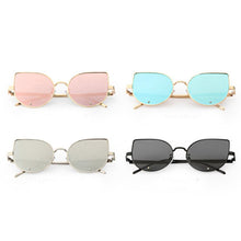 Load image into Gallery viewer, Cat Eye Mirror Sunglasses