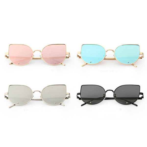 Cat Eye Mirror Sunglasses