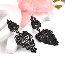 Load image into Gallery viewer, Long Pierced Dangle Drop Earring