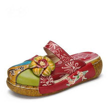 Load image into Gallery viewer, Handmade  Flower Slipper