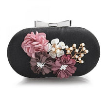 Load image into Gallery viewer, Elegant  Leather  Floral Purse