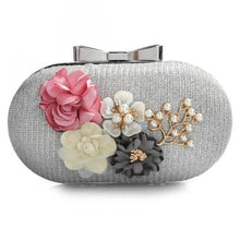 Load image into Gallery viewer, Elegant  Leather  Floral Purse