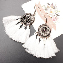 Load image into Gallery viewer, Long Rope Fringes Earring