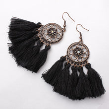 Load image into Gallery viewer, Long Rope Fringes Earring
