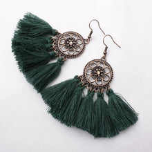Load image into Gallery viewer, Long Rope Fringes Earring