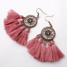 Load image into Gallery viewer, Long Rope Fringes Earring