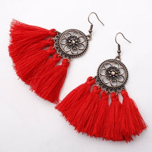 Load image into Gallery viewer, Long Rope Fringes Earring