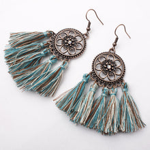 Load image into Gallery viewer, Long Rope Fringes Earring