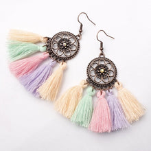 Load image into Gallery viewer, Long Rope Fringes Earring