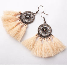 Load image into Gallery viewer, Long Rope Fringes Earring