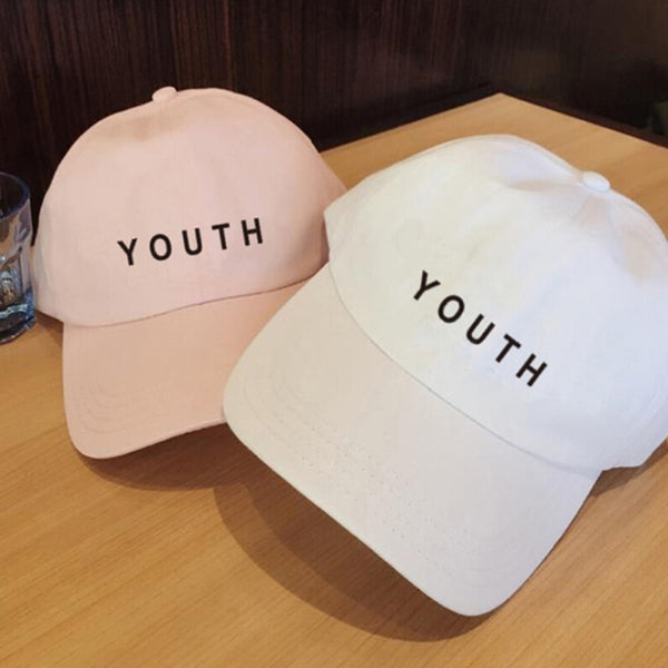 Adjustable Letter Print Hat
