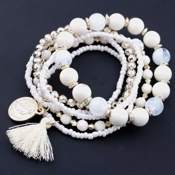 Multiple Colors Tassel Bracelet