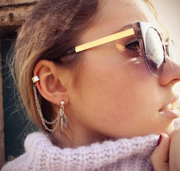 Charm Metal Earring