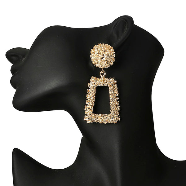 Vintage Geometric Statement Earring
