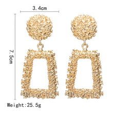 Load image into Gallery viewer, Vintage Geometric Statement Earring