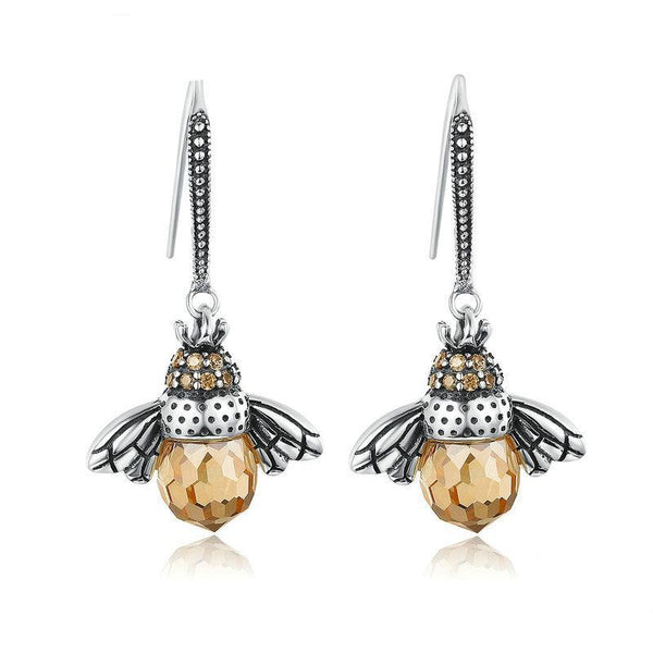 Lovely Bee Drop Earring