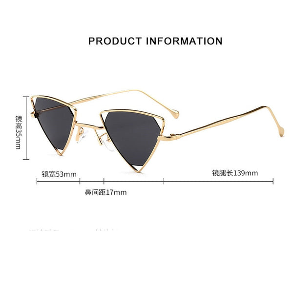 Triangle Steampunk Sunglasses