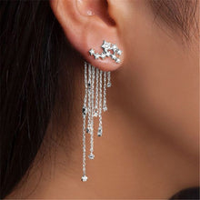 Load image into Gallery viewer, Star Pendant Long Earring