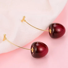 Load image into Gallery viewer, Cherry Fruit Simple Earring