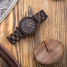 Load image into Gallery viewer, Wooden Bamboo Wrist Watch