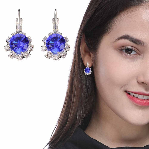 Crystal Stone Drop Earring