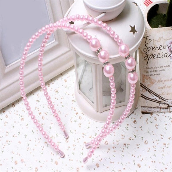 Artificial Pearls Hair Hoop