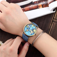 Load image into Gallery viewer, Globe Map Dress Watch