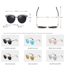 Load image into Gallery viewer, Half Metal Mirror Sunglasses