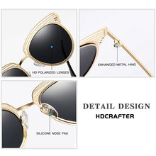 Load image into Gallery viewer, Half Metal Mirror Sunglasses