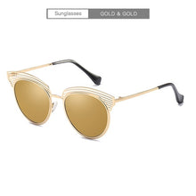 Load image into Gallery viewer, Half Metal Mirror Sunglasses