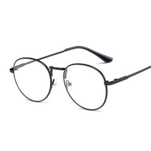 Load image into Gallery viewer, Circle Metal Frame Clear Lens